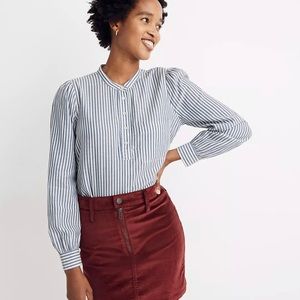 XXS Madewell Popover Blouse